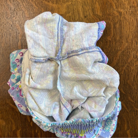 VINTAGE 80s RARE OP OCEAN PACIFIC PRINTED HIGH RISE PULL ON COTTON SHORTS - Picture 12 of 16